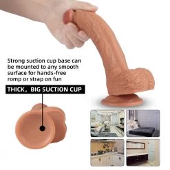 Honey Play Box Deal - Squirting Realistic Suction Cup Dildo 6 Inch 11 Honey Play Box Deal - Squirting Realistic Suction Cup Dildo 6 Inch