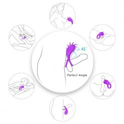 Honey Play Box Roxy - Licking Sex Toy & Vibrating Dual Penis Ring