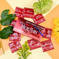 Kimono MicroThin Latex Condoms - 12 Pack Lubes & Better Sex