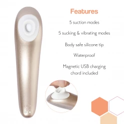Honey Play Box Irresistible - Air Pulse Clitoral Sucking Vibrator Vibrators 7 Honey Play Box Irresistible - Air Pulse Clitoral Sucking Vibrator Vibrators