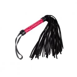 Honey Play Box Domme Leather Flogger - Pink 7 Honey Play Box Domme Leather Flogger - Pink