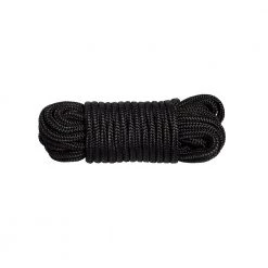 Honey Play Box Nylon Bondage Rope Tying 16 Ft - Black BDSM