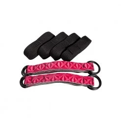 Honey Play Box Strap Me Down - Bed Restraints Kit - Pink BDSM