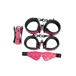 Honey Play Box Kinky Play Bondage Kit - Pink BDSM