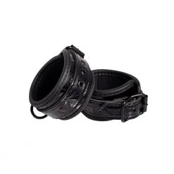 Honey Play Box Kinky Play Wrist Cuffs - Black