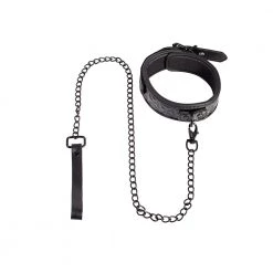 Honey Play Box Power Play Collar & Leash - Black 7 Honey Play Box Power Play Collar & Leash - Black