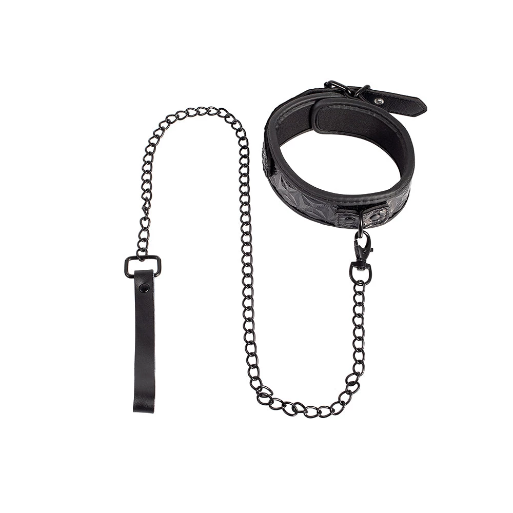 Honey Play Box Power Play Collar & Leash - Black 3 Honey Play Box Power Play Collar & Leash - Black