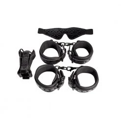 Honey Play Box BDSM Kinky Play Bondage Kit - Black