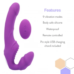 Honey Play Box Vibrators Nana Vibrating Strapless Dildo