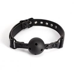 Honey Play Box BDSM Ur Mine Ball Gag - Black
