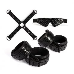 Honey Play Box BDSM Kinky Play Bondage Kit - Black