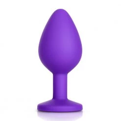 Honey Play Box Orange Gem Purple Silicone Butt Plug