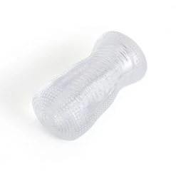 Honey Play Box Ware - Clear Textured Blow Job Stroker