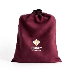 Honey Play Box Large Sex Toy Storage Bag - Maroon
