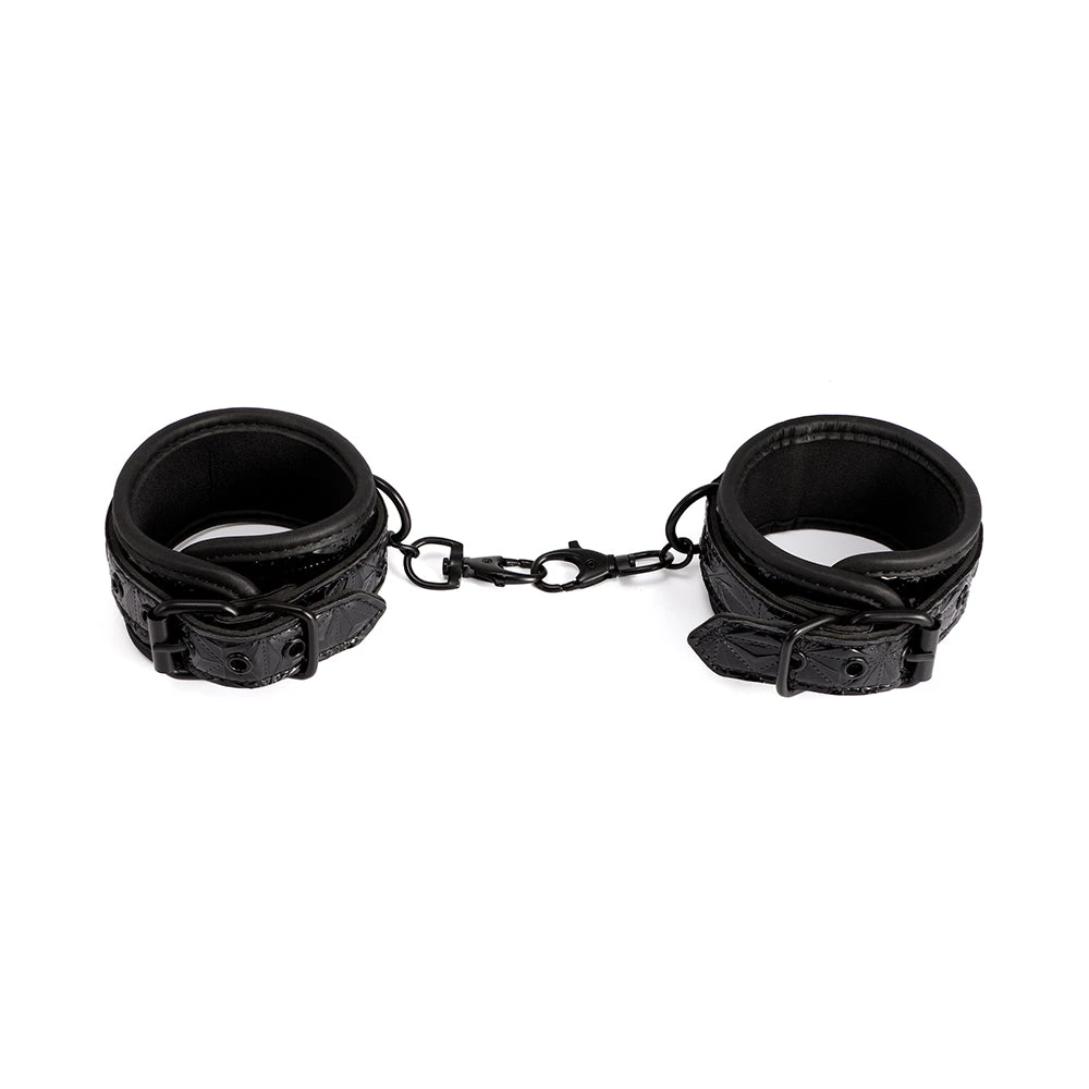Honey Play Box Kinky Play Ankle Cuffs - Black 2 Honey Play Box Kinky Play Ankle Cuffs - Black