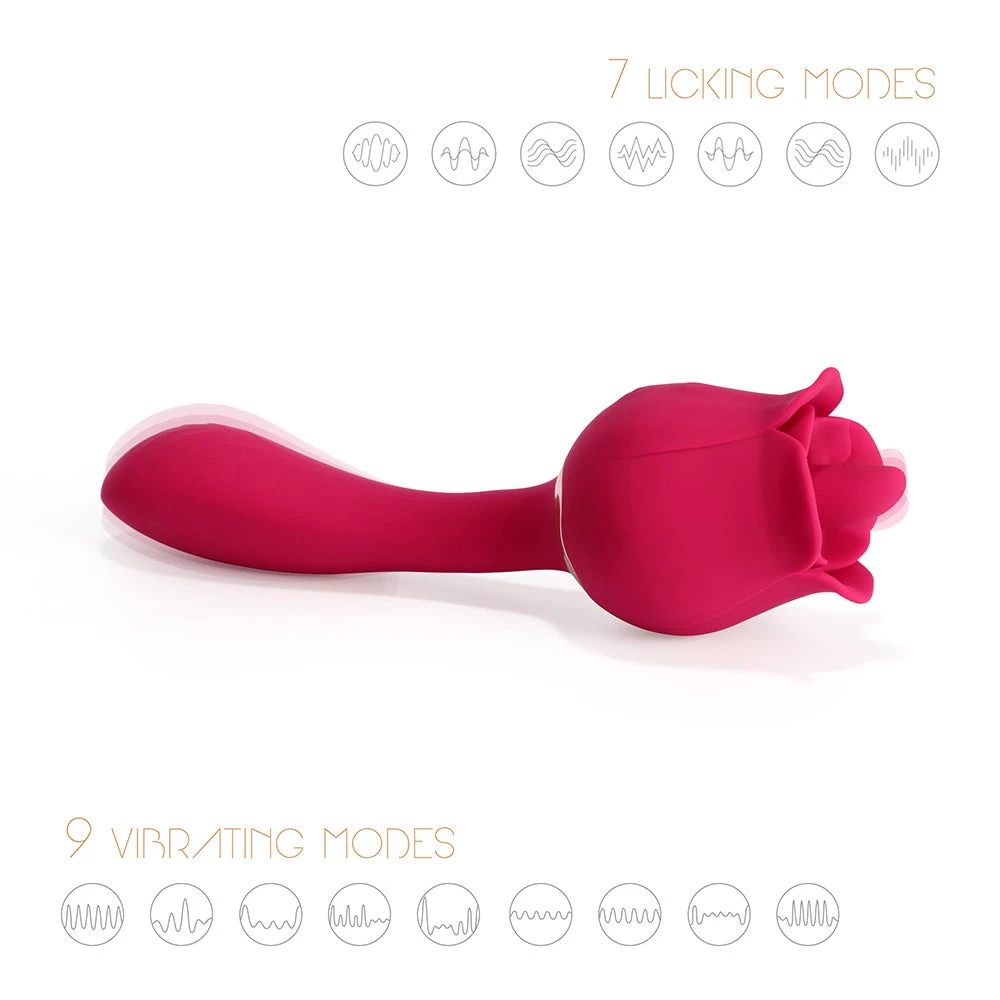 Honey Play Box Rhea - The Rose Clit Licking Tongue Vibrator & G Spot Massager 2 Honey Play Box Rhea - The Rose Clit Licking Tongue Vibrator & G Spot Massager
