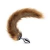 Honey Play Box Anal Toys Long Fox Tail Butt Plug - Brown Fur