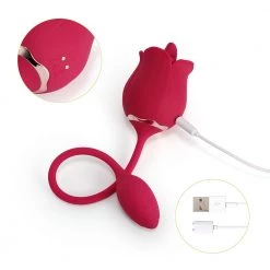 Honey Play Box Vibrators Fiona - Clit Licking Rose Toy & Vibrating Egg