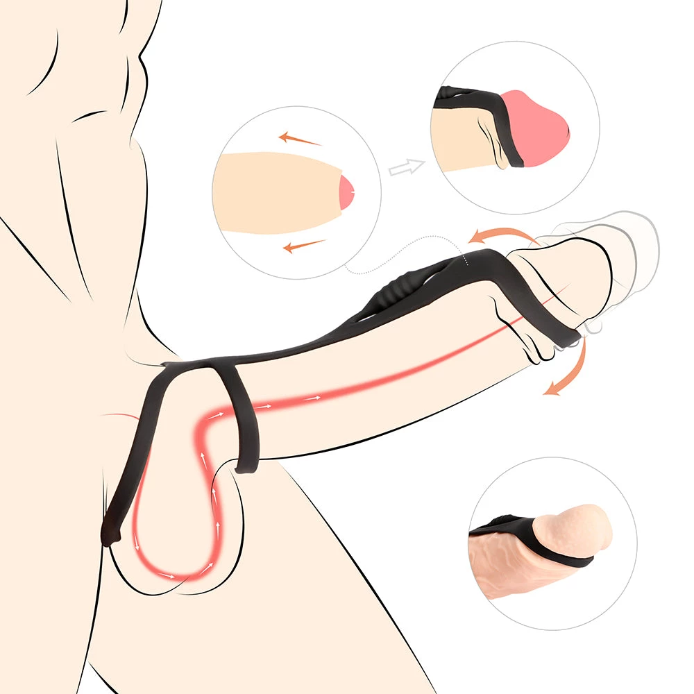 Honey Play Box Penis Toys Hunter - Penis Sleeve Cock Ring 3 Honey Play Box Penis Toys Hunter - Penis Sleeve Cock Ring