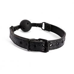 Honey Play Box BDSM Ur Mine Ball Gag - Black