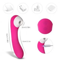 Honey Play Box Vibrators Savor - Air Pulse Clit Stimulator With Vibrating Dildo