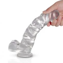 Honey Play Box Mx. Smith - Textured Jelly Suction Cup Dildo 8 Inch