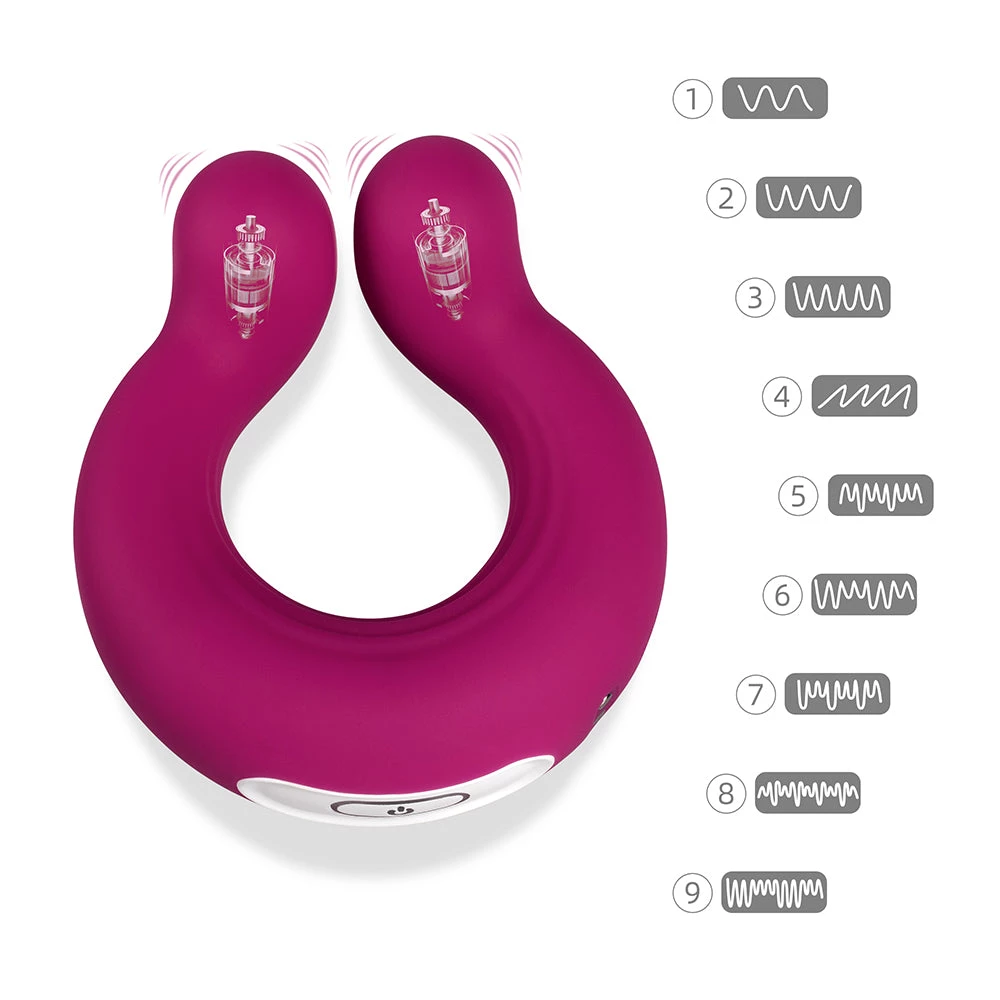Honey Play Box Vibrators Berry - Couples Vibrator & Vibrating Cock Ring With Clit Vibrator 3 Honey Play Box Vibrators Berry - Couples Vibrator & Vibrating Cock Ring With Clit Vibrator
