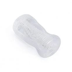 Honey Play Box Ware - Clear Textured Blow Job Stroker