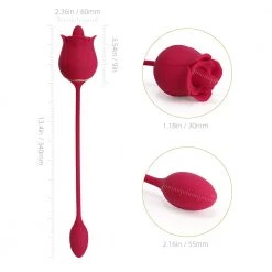 Honey Play Box Vibrators Fiona - Clit Licking Rose Toy & Vibrating Egg