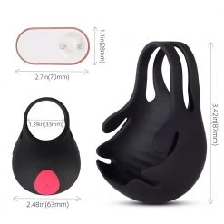 Honey Play Box Smitten - Vibrating Scrotum Stimulation C-Ring Penis Toys