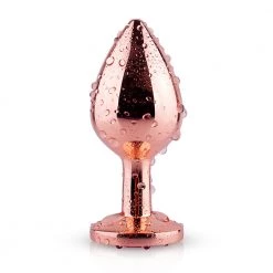 Honey Play Box Anal Toys Pink Gem Rose Gold Metal Butt Plug