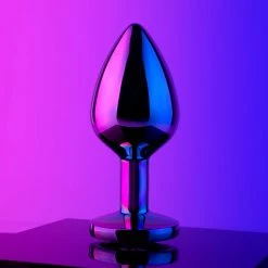 Honey Play Box Rainbow Gem Prism Metal Butt Plug Anal Toys
