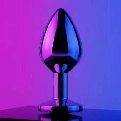 Honey Play Box Red Gem Metal Butt Plug Anal Toys