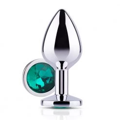 Honey Play Box Green Gem Metal Butt Plug