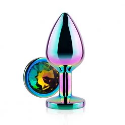 Honey Play Box Rainbow Gem Prism Metal Butt Plug Anal Toys