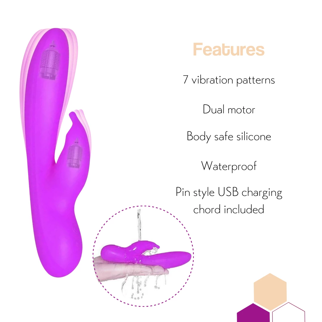 Honey Play Box Magnolia - Dual Powered Rabbit Vibrator 3 Honey Play Box Magnolia - Dual Powered Rabbit Vibrator