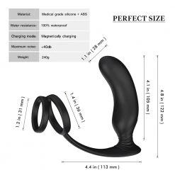 Honey Play Box Lanco - 3 In 1 Prostate Stimulator With Cock Ring Anal Toys