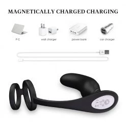 Honey Play Box Lanco - 3 In 1 Prostate Stimulator With Cock Ring Anal Toys