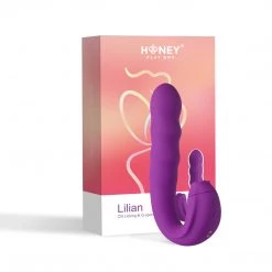 Honey Play Box New Arrivals Lilian - G Spot Vibrator With Rotating Head & Tongue Vibrator