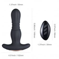 Honey Play Box New Arrivals Agas - Thrusting Butt Plug With Remote Control