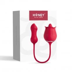 Honey Play Box Fiona Plus – Rose Clit Licking Stimulator & Thrusting Egg