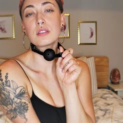 Honey Play Box BDSM Ur Mine Ball Gag - Black 6 Honey Play Box BDSM Ur Mine Ball Gag - Black