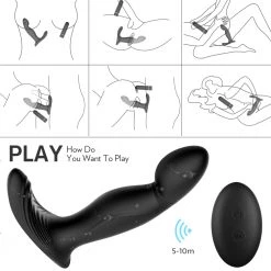 Honey Play Box Zeus - Detachable Prostate Stimulator With Bullet Vibrator