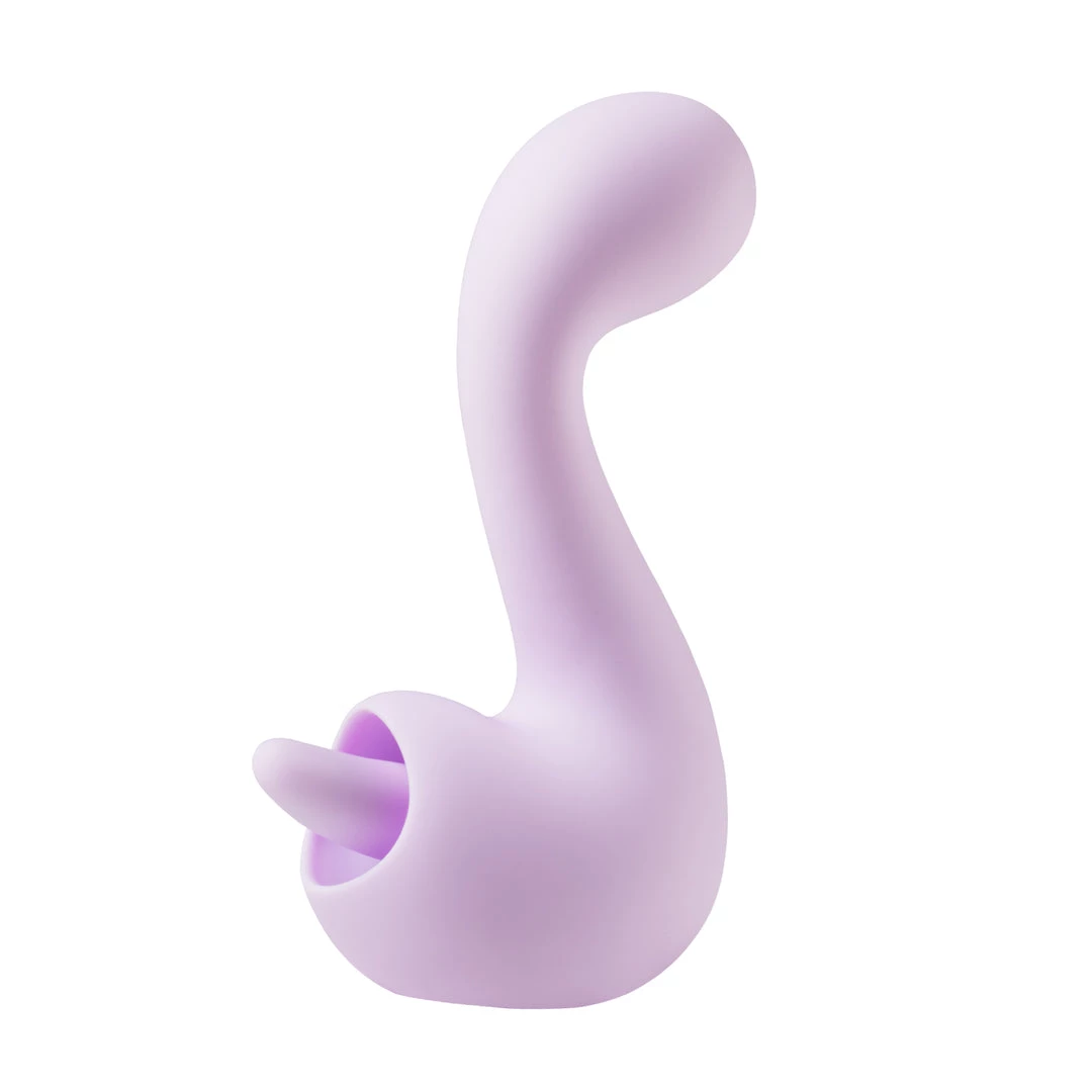 Honey Play Box New Arrivals Swan - Double-ended Licking Vibrator 1 Honey Play Box New Arrivals Swan - Double-ended Licking Vibrator