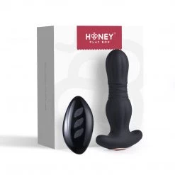 Honey Play Box New Arrivals Agas - Thrusting Butt Plug With Remote Control