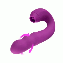 Honey Play Box New Arrivals Lilian - G Spot Vibrator With Rotating Head & Tongue Vibrator